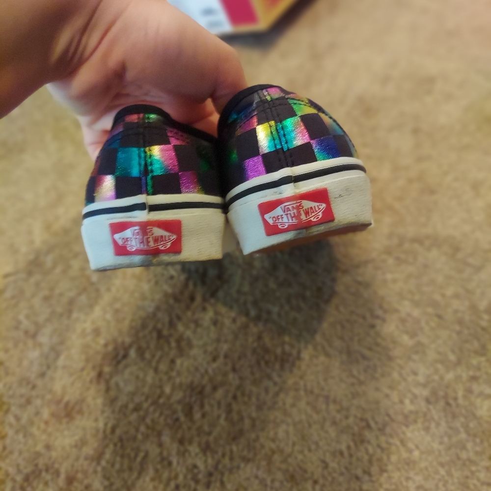 Vans Authentic Iridescent Checkered Sneakers - image 6